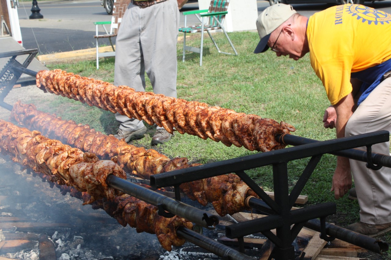 Chuck at Rotary Chicken BBQ