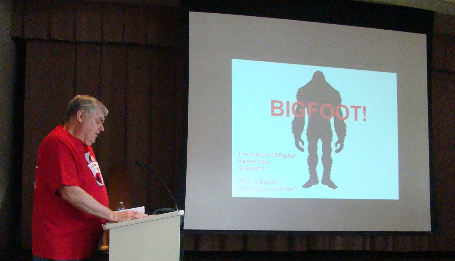 Doug Speaking about Bigfoot