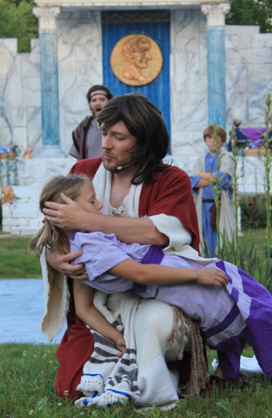 Jesus healing a child
