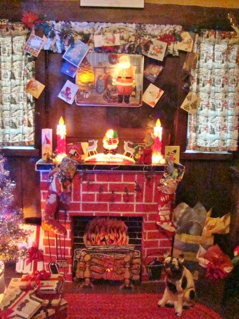 Arms Fireplace with cards