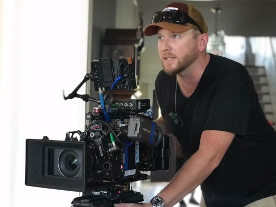 Chris Jones behind camera