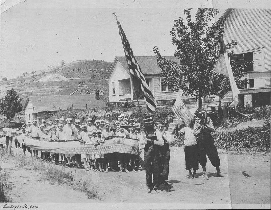 Kids parade on Main St. 19l17