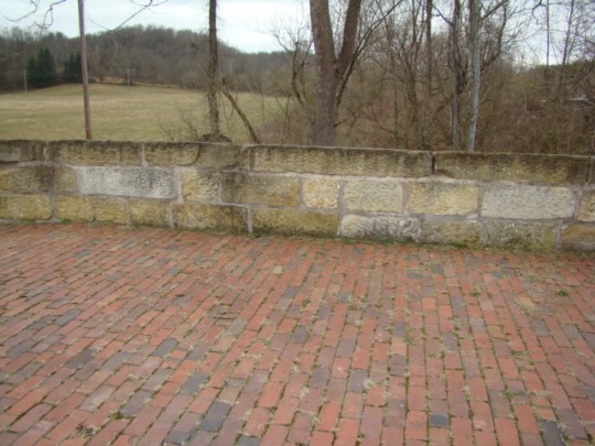 S Brick Road and Stone Walls