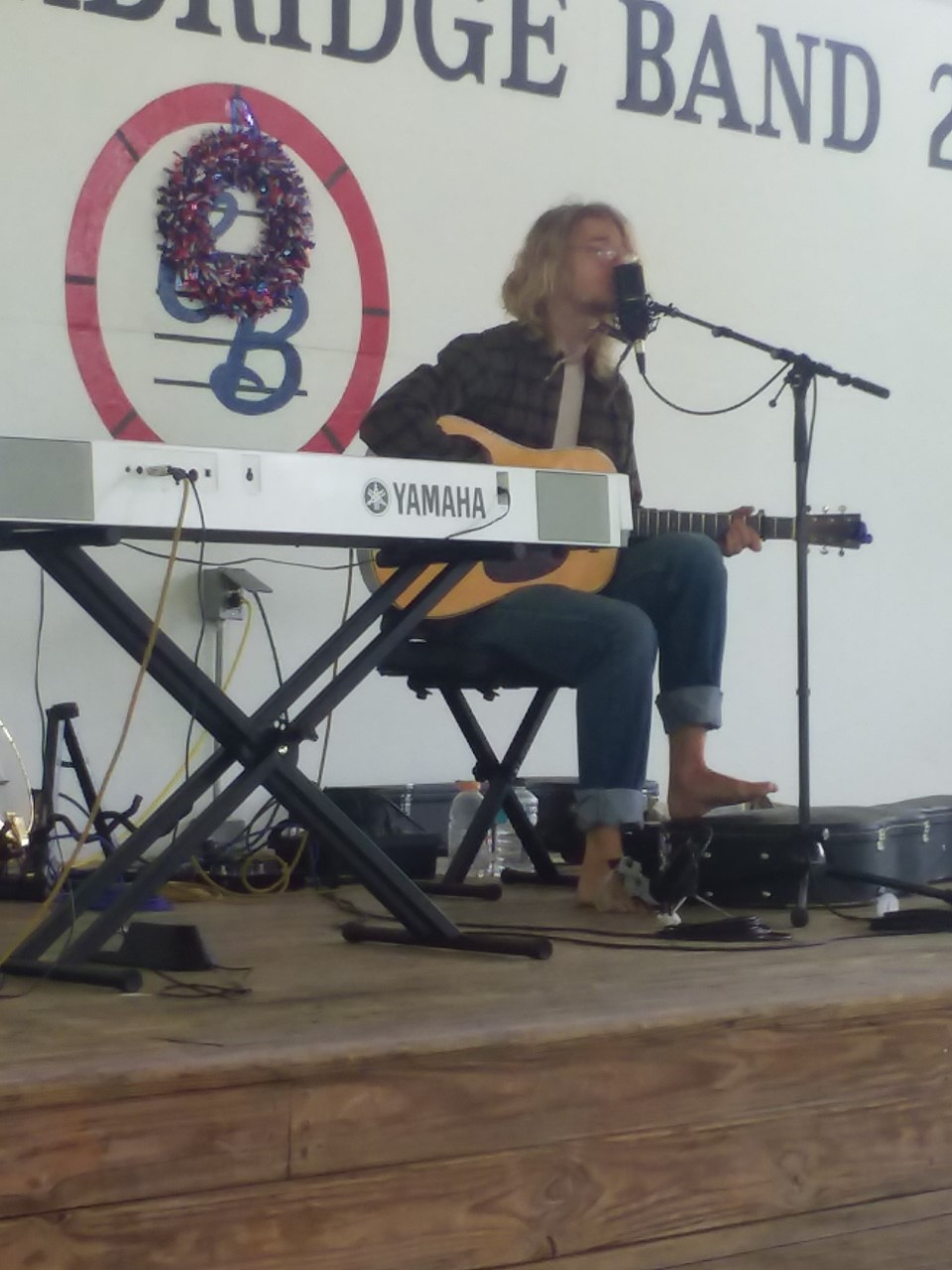 Barefoot at Senior Diner