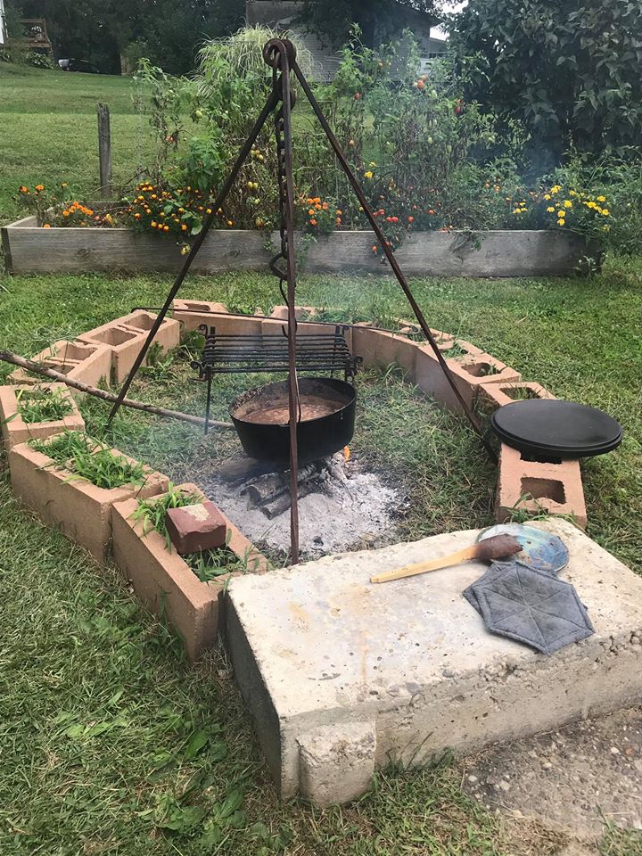 Bell Cooking Outdoors