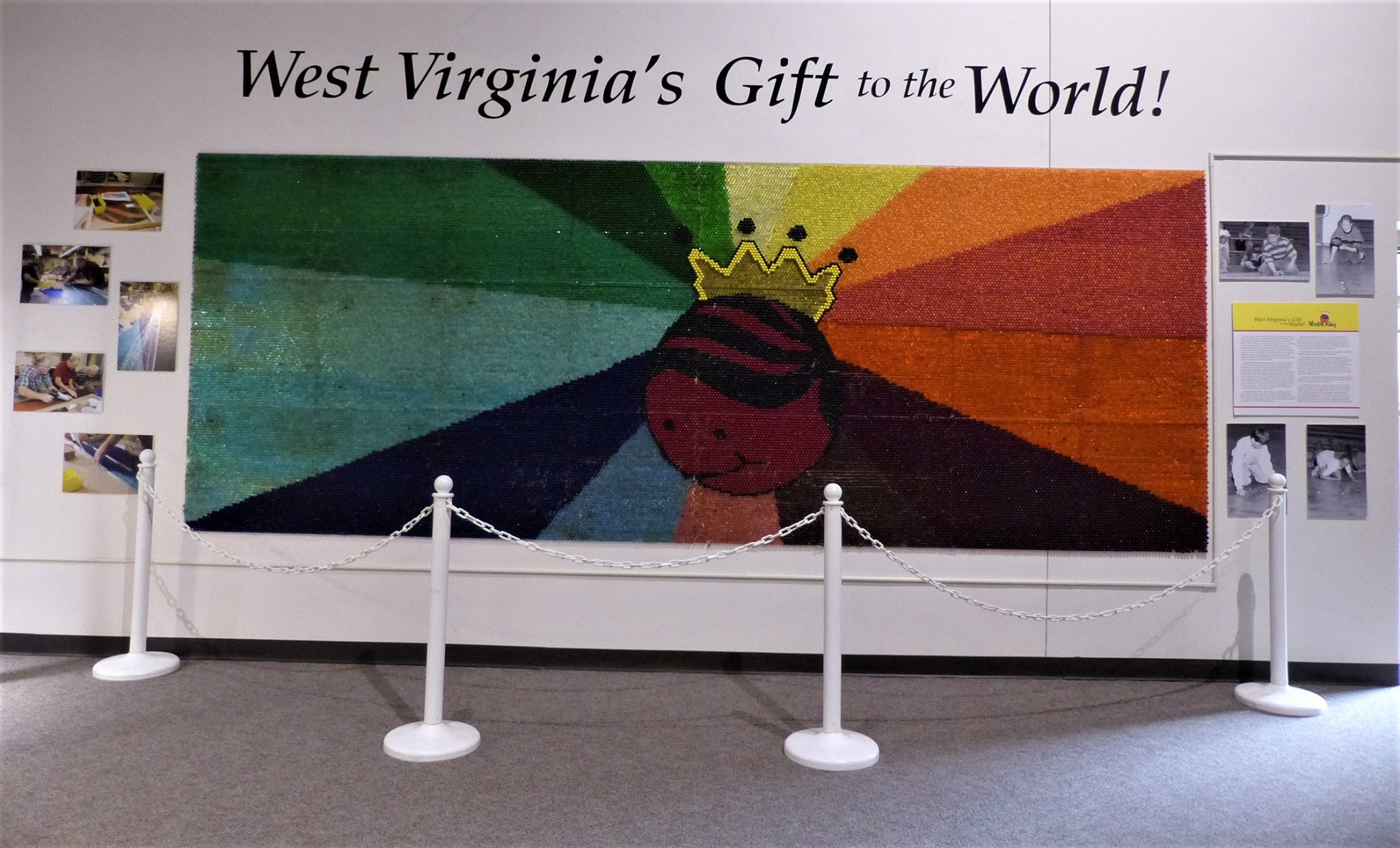 Marble King at Grave Creek Mound