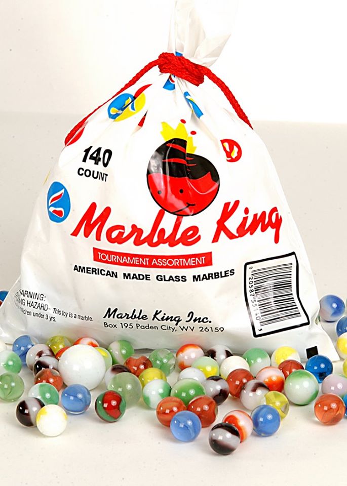 Marlbe King bag of marbles